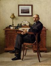 Portrait of a Banker By Isidor Kaufmann