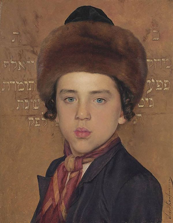 Portrait of a Boy by Isidor Kaufmann | Oil Painting Reproduction