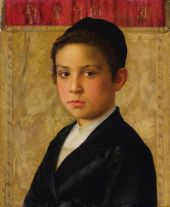 Portrait of a Child By Isidor Kaufmann
