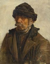 Portrait of a Man 1896 By Isidor Kaufmann