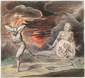 Cain Fleeing from the Wrath of God By William Blake
