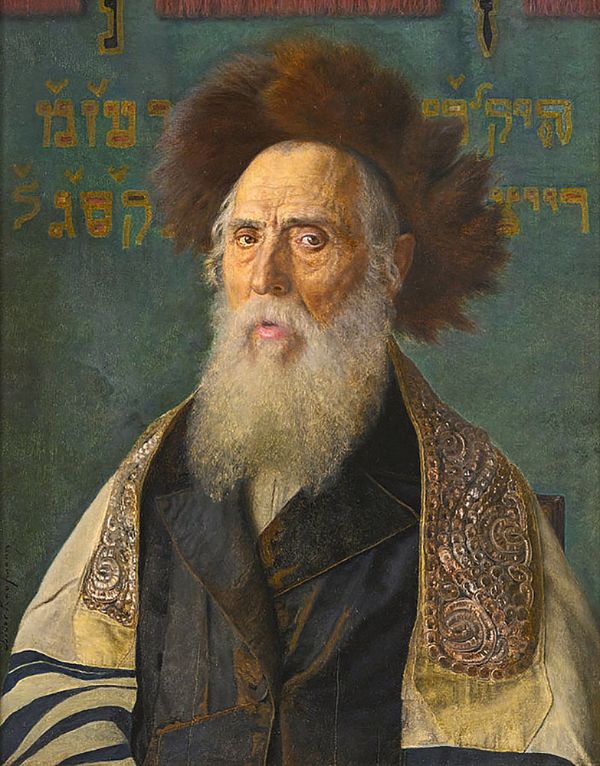 Portrait of a Rabbi II by Isidor Kaufmann | Oil Painting Reproduction