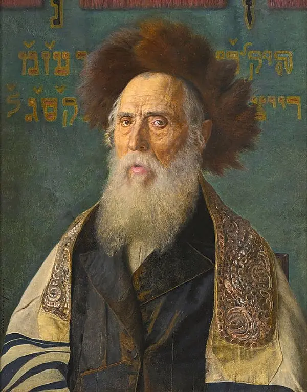 Portrait of a Rabbi II By Isidor Kaufmann