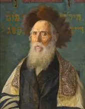 Portrait of a Rabbi II By Isidor Kaufmann
