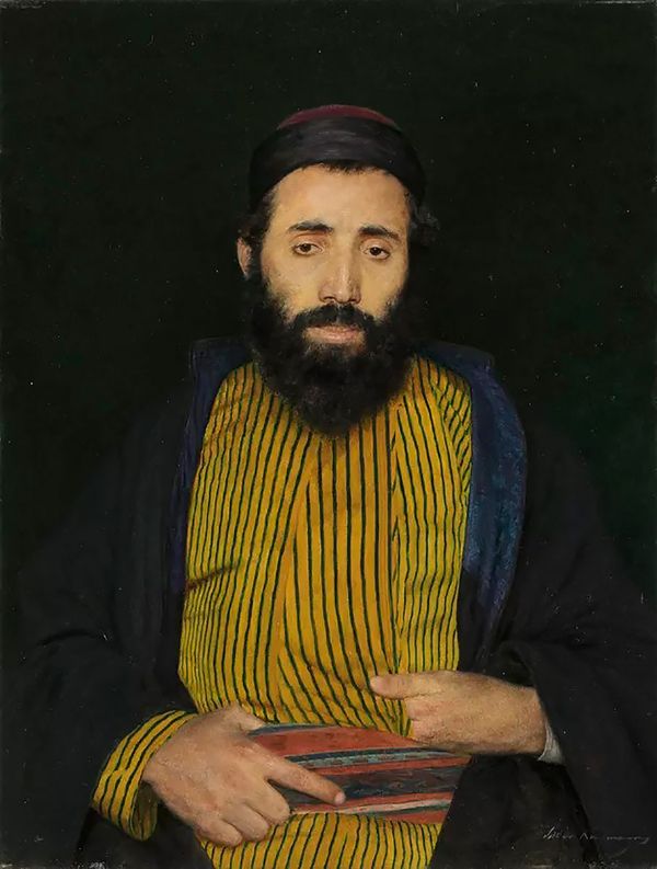 Portrait of a Sephardic Jew c1900 | Oil Painting Reproduction