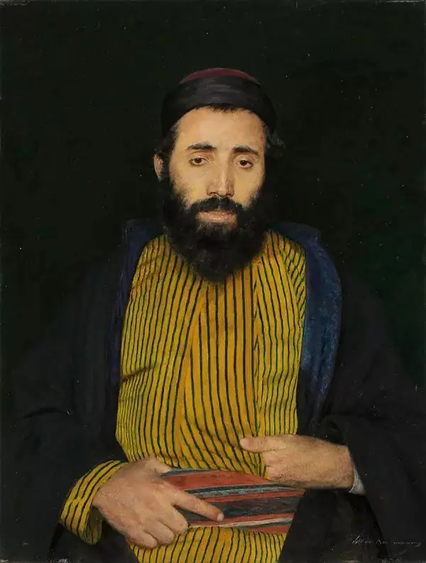 Portrait of a Sephardic Jew c1900 By Isidor Kaufmann