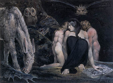 Hecate or the Three Fates by William Blake | Oil Painting Reproduction