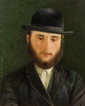 Talmud Student By Isidor Kaufmann