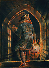 Los Entering the Grave By William Blake