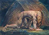 Nebuchadnezzar c1795 By William Blake