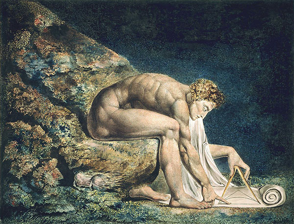 Newton c1795 by William Blake | Oil Painting Reproduction