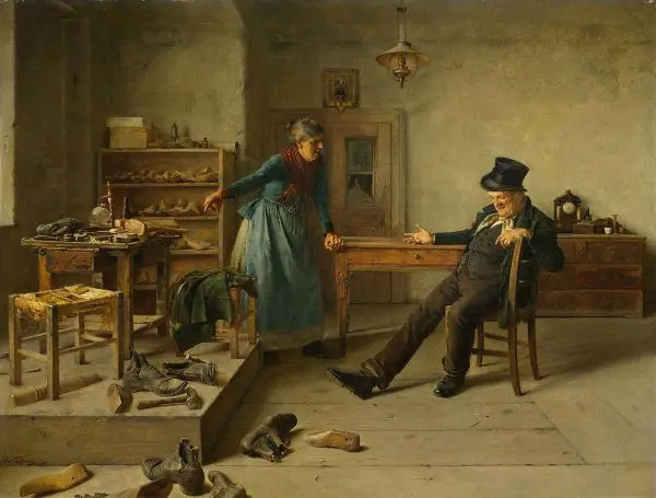 The Shoemaker By Isidor Kaufmann