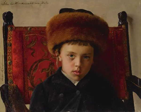 The Son of the Miracle Working Rabbi of Belz By Isidor Kaufmann