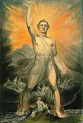 The Angel of the Revelation 1803 By William Blake
