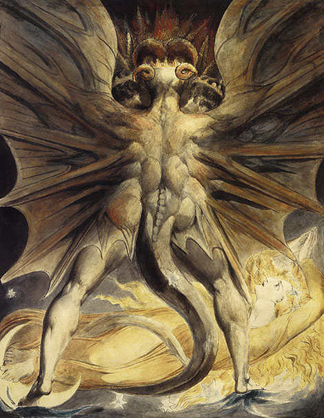 The Great Red Dragon by William Blake | Oil Painting Reproduction