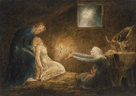 The Nativity c1799 by William Blake | Oil Painting Reproduction