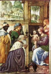 Adoration of the Kings By Bernardino Luini