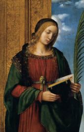 A Female Martyr By Bernardino Luini