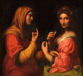 Allegory of Modesty and Vanity By Bernardino Luini
