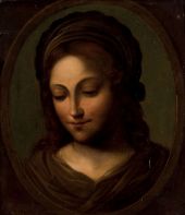 Lady Portrait By Bernardino Luini