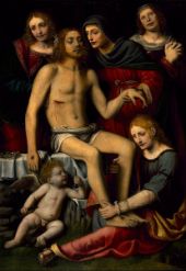 Lamentation over the Dead Christ By Bernardino Luini