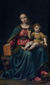 Madonna and Child By Bernardino Luini