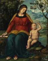 Madonna of the Grapevine By Bernardino Luini