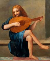 Musician Angel By Bernardino Luini