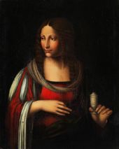 Portrait of Saint Mary Magdalena By Bernardino Luini