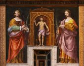 Saint Apollonia and Saint Lucy c1522 By Bernardino Luini