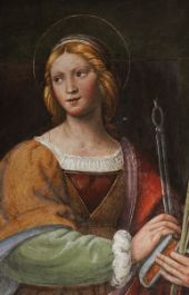 Saint Apollonia c1522 By Bernardino Luini