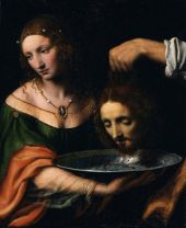 Salome with the Head of Saint John the Baptist By Bernardino Luini