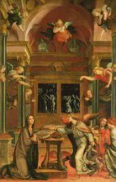 The Annunciation By Bernardino Luini