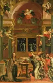 The Annunciation By Bernardino Luini