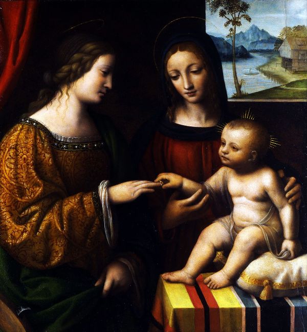 The Mystical Marriage of Saint Catherine | Oil Painting Reproduction