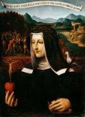Venerable Maria Caterina Brugora By Bernardino Luini