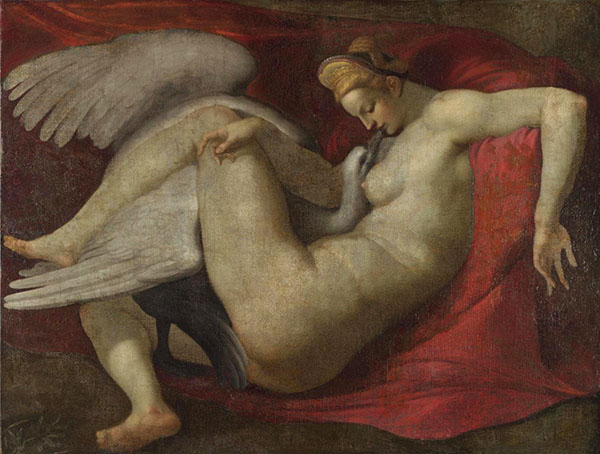 Leda and the Swan by Michelangelo | Oil Painting Reproduction