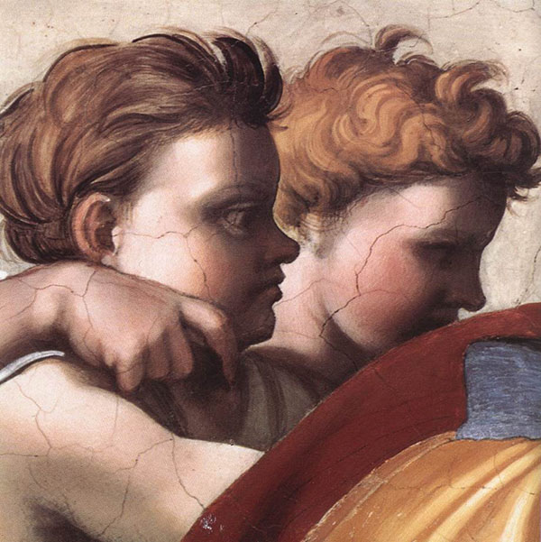 Zechariah detail by Michelangelo | Oil Painting Reproduction