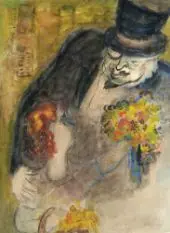 Flower Merchant By Issachar Ber Ryback