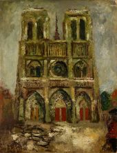 Notre Dame de Paris 1931 By Issachar Ber Ryback