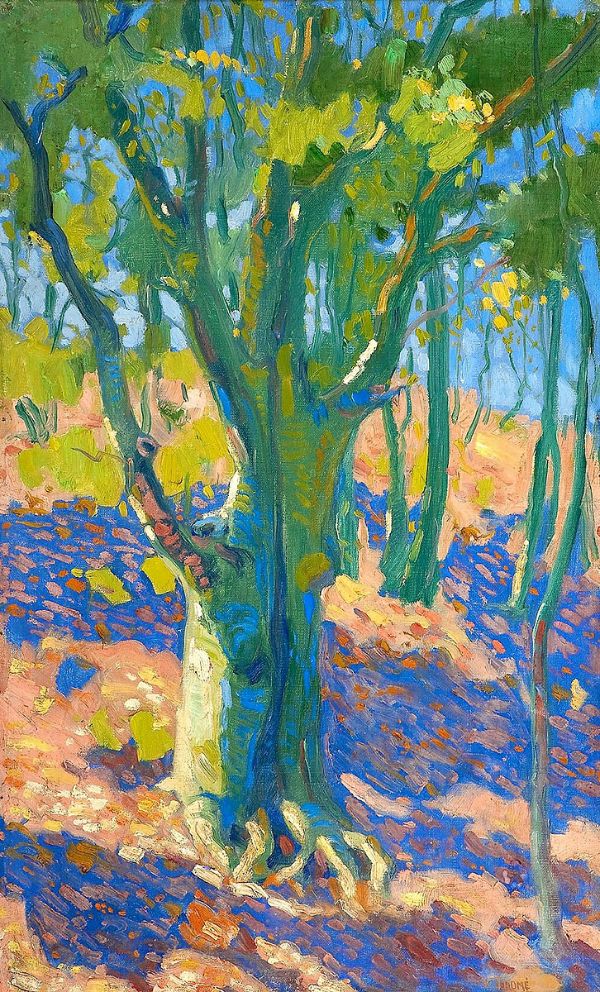 A Sunny Grove by Verner Thome | Oil Painting Reproduction