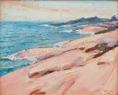 Evening Sun on The Cliffs By Verner Thome