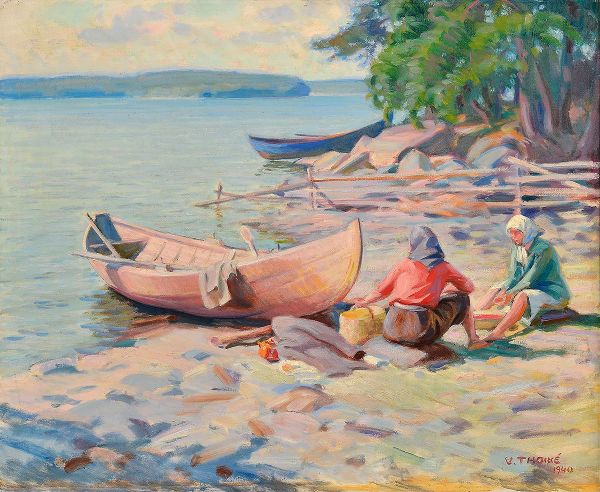 Scene from The Archipelago by Verner Thome | Oil Painting Reproduction