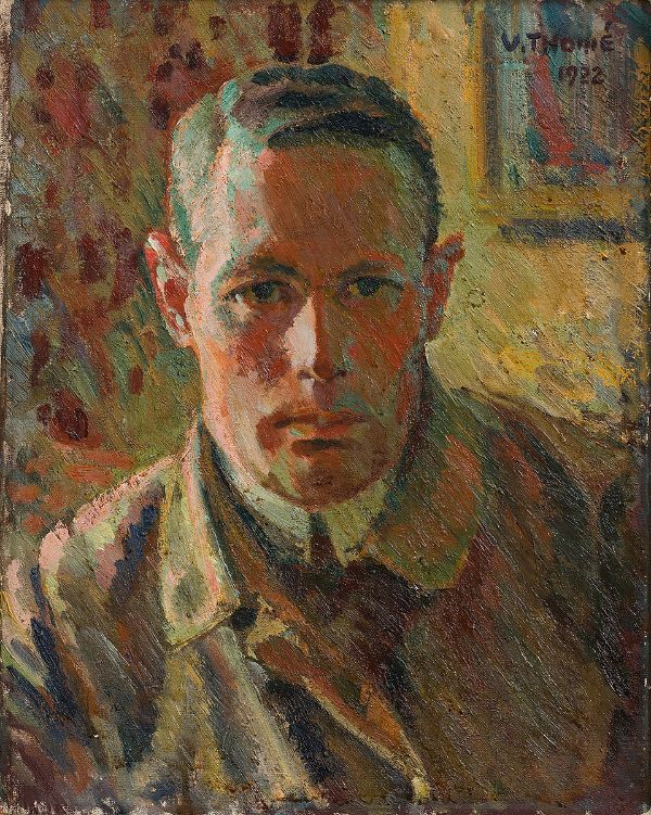 Self Portrait 1922 by Verner Thome | Oil Painting Reproduction
