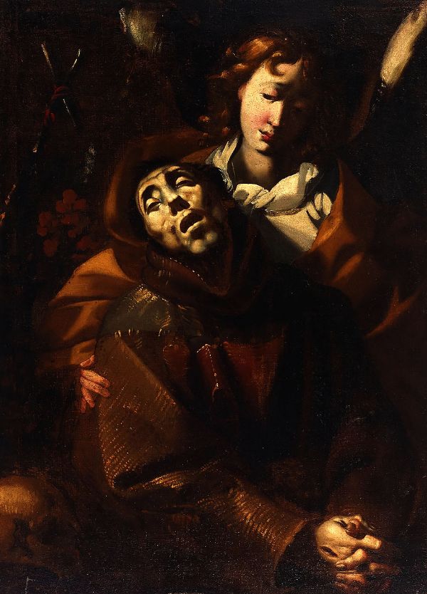 St Francis in Ecstasy by Francesco Cairo | Oil Painting Reproduction