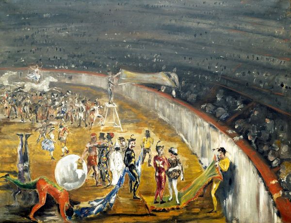At the Circus 1912 by Max Jacob | Oil Painting Reproduction