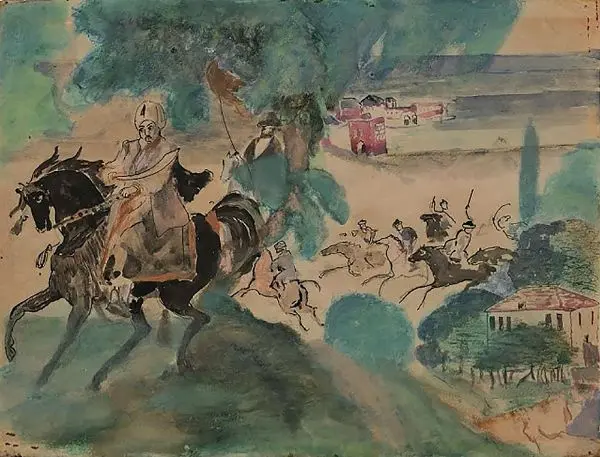 Change of Eastern Horsemen By Max Jacob