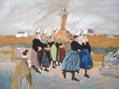 Procession in Brittany 1936 By Max Jacob