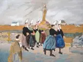 Procession in Brittany 1936 By Max Jacob