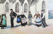 The Breton Dance in Front of the Church By Max Jacob